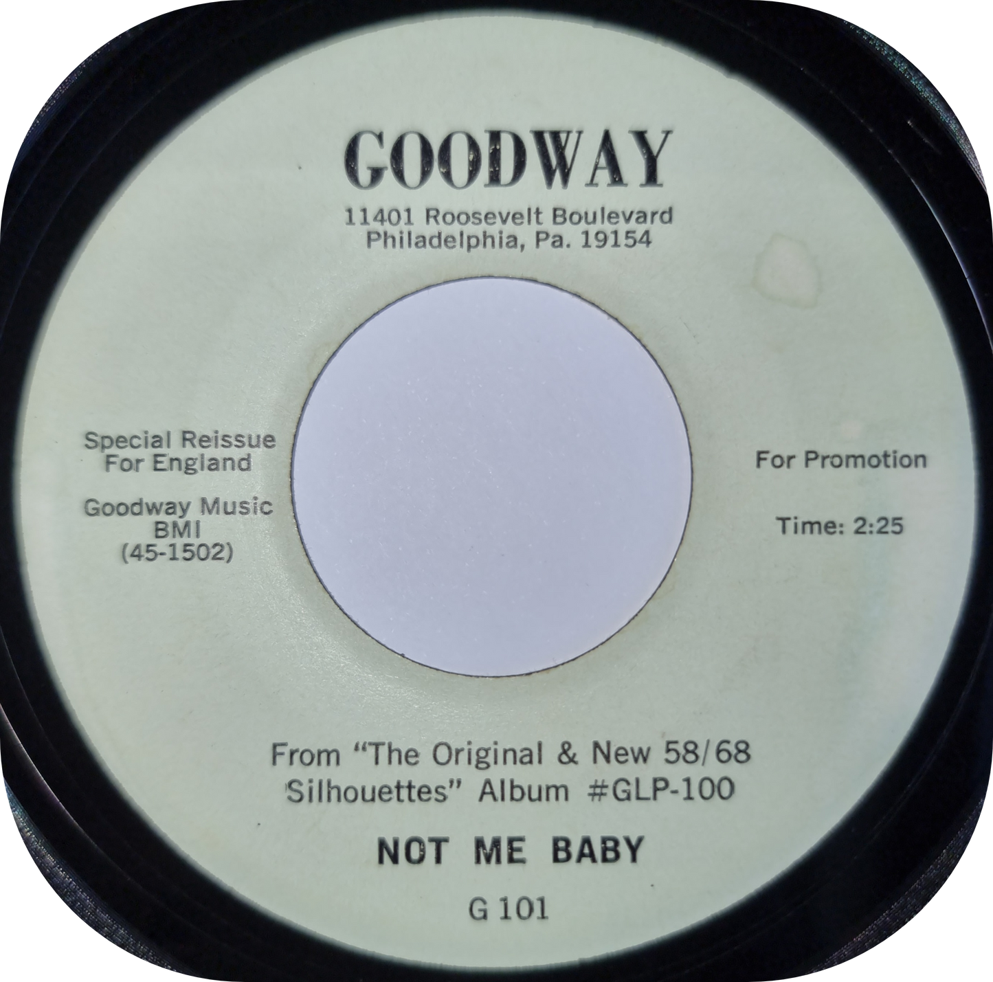 Silhouettes, The - Not Me Baby - Goodway