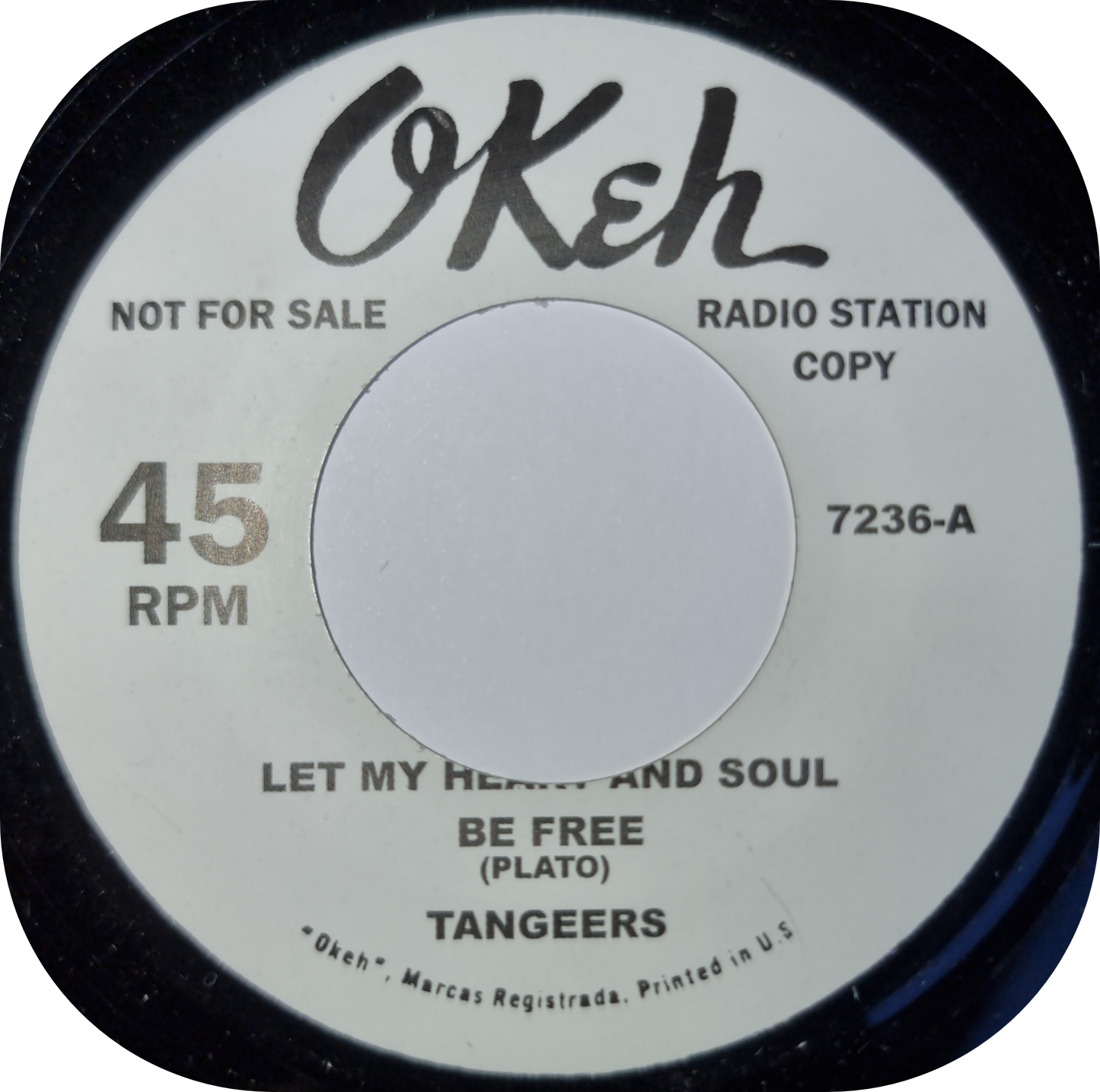 Tangeers, The - Let My Heart And Soul Be Free - Okeh