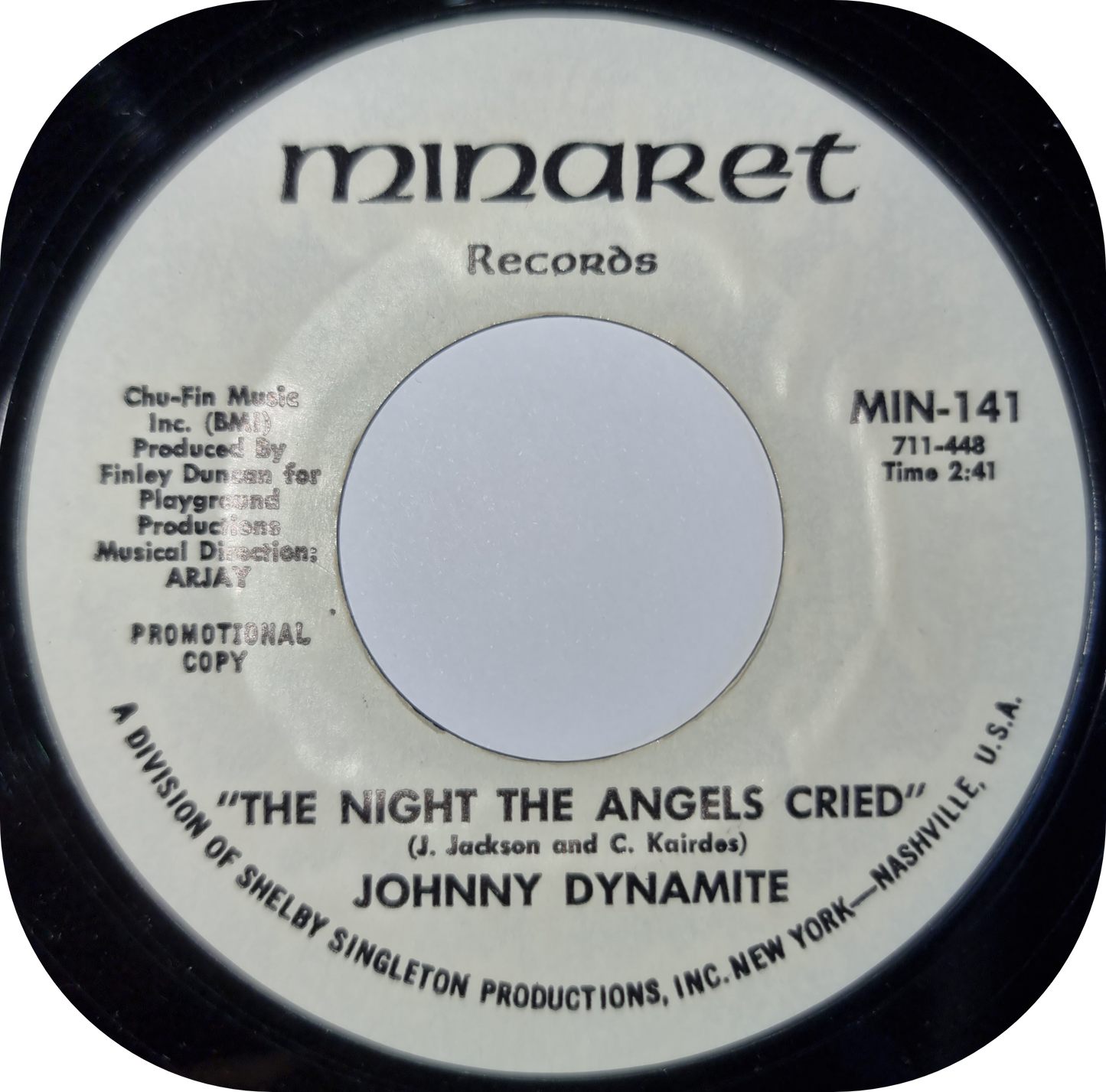 Johnny Dynamite - The Night The Angels Cried - Minaret