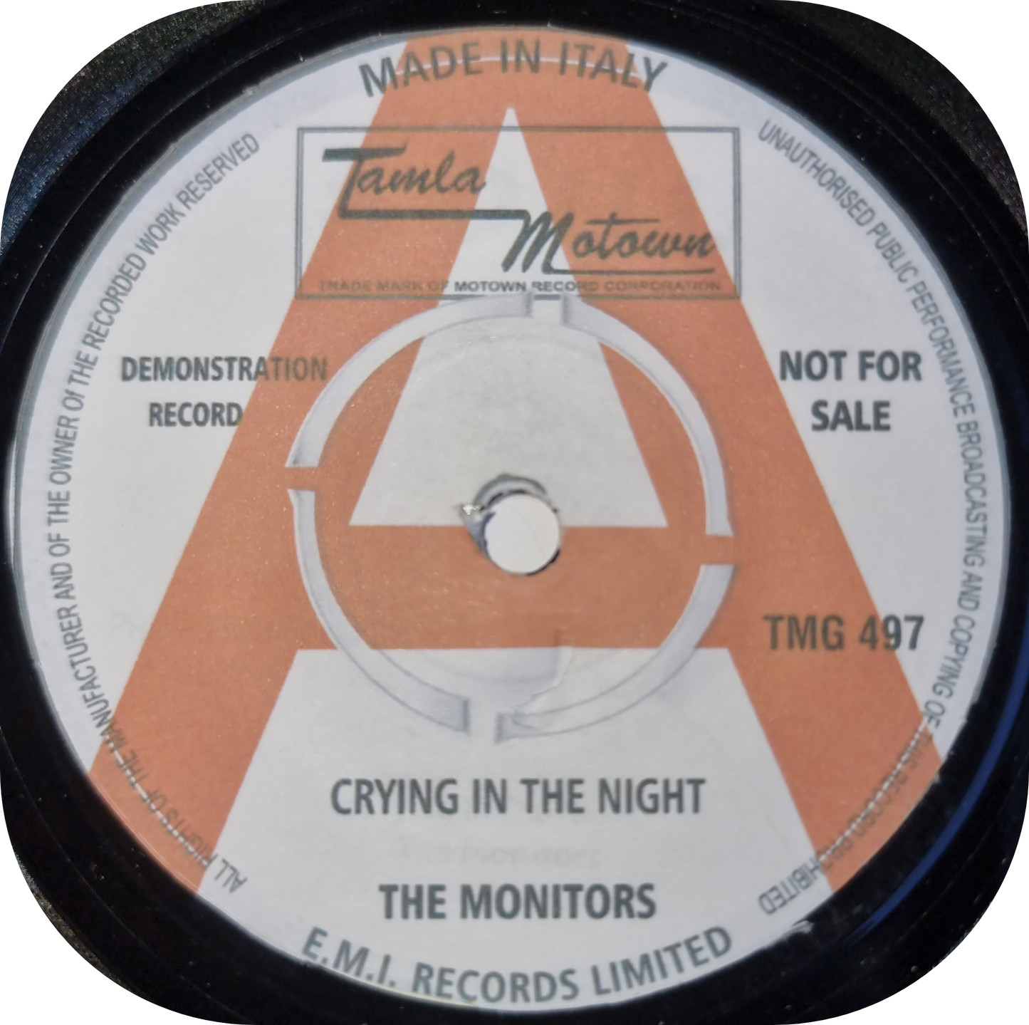 Monitors, The - Crying In The Night - Tamla Motown