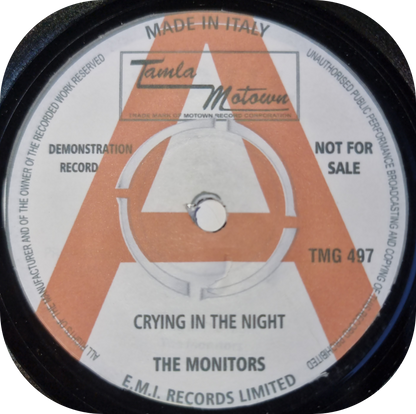 Monitors, The - Crying In The Night - Tamla Motown