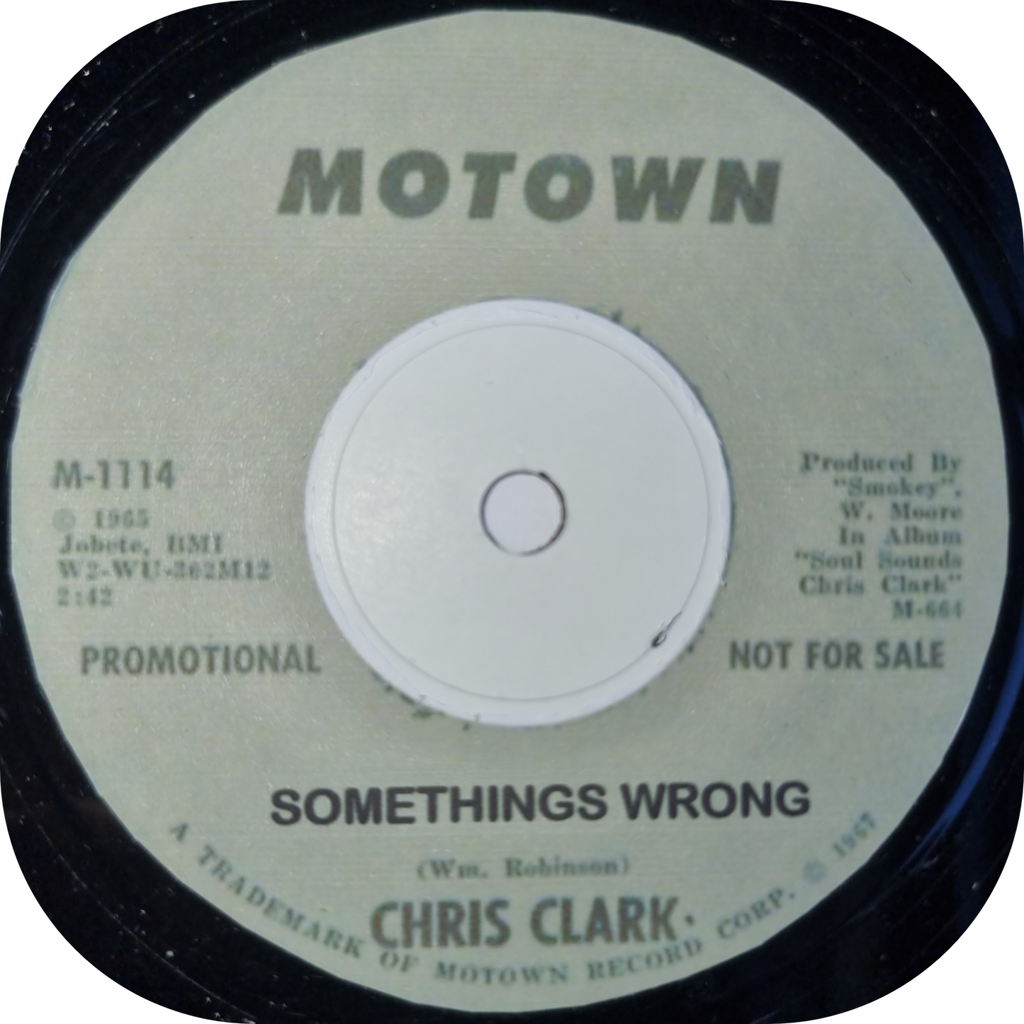 Chris Clark - Somethings Wrong - Motown