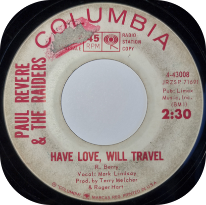 Paul Revere & The Raiders - Louie-Go Home - Columbia DEMO