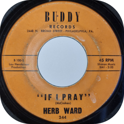 Herb Ward - Hand's Off She's Mine - Buddy