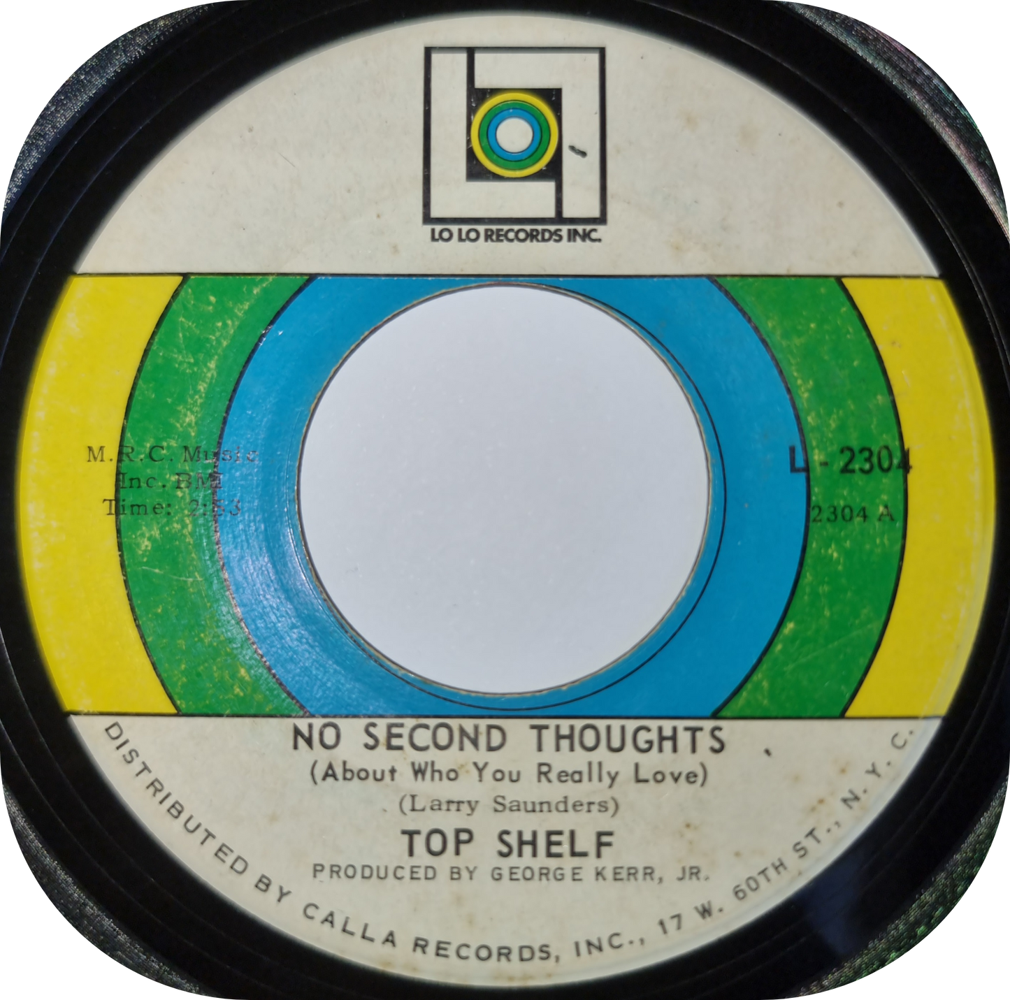Top Shelf - No Second Thought - Lo Lo