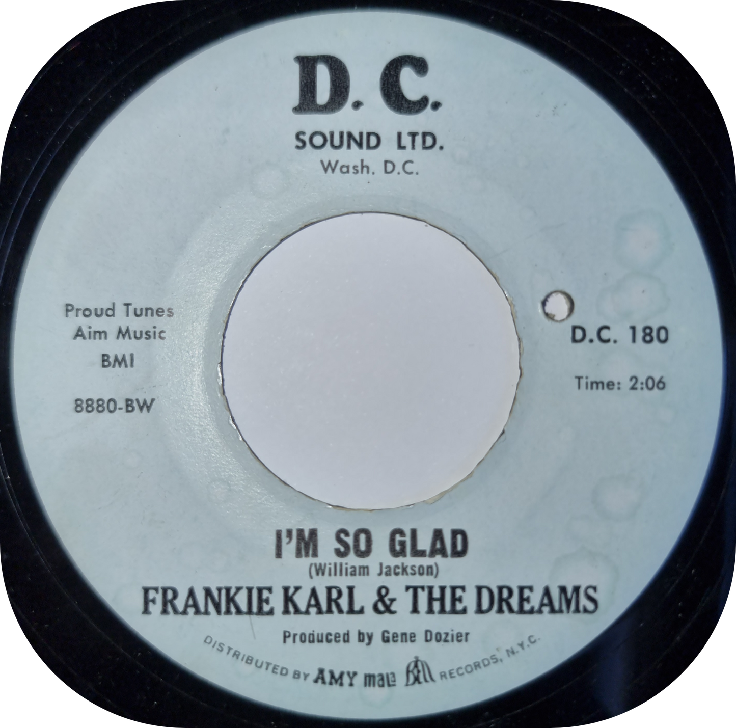 Frankie Karl - I'm So Glad - D.C. Sound
