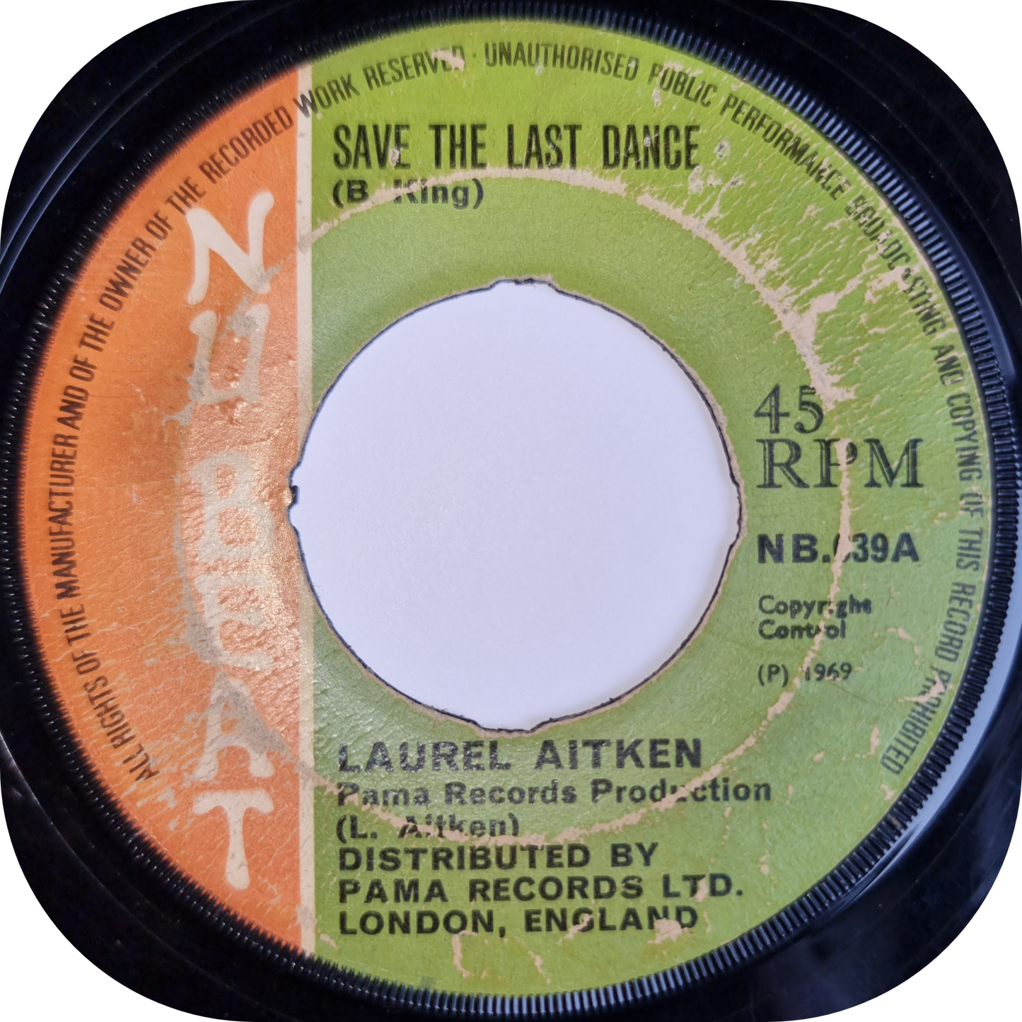 Laurel Aitken - Save The Last Dance - Nu Beat