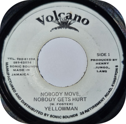 Yellowman - Nobody Move, Nobody Get Hurt - Volcano