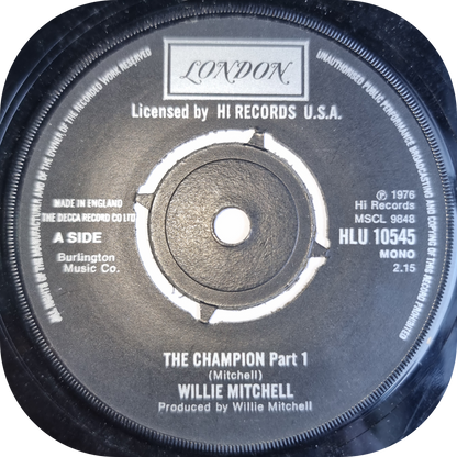 Willie Mitchell - The Champion - London