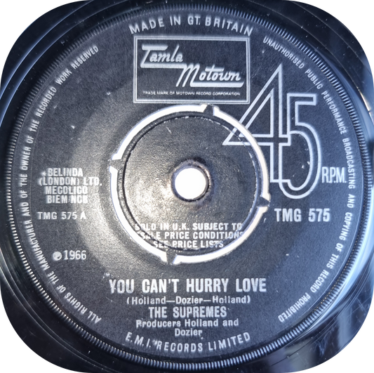 Supremes, The - You Can't Hurry Love - Tamla Motown