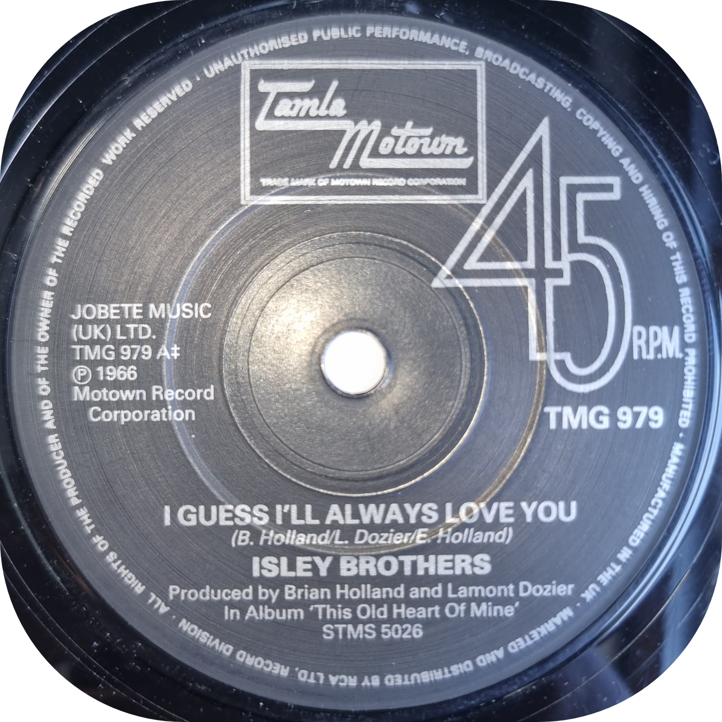 Isley Brothers - I Guess I'll Always Love You - Tamla Motown