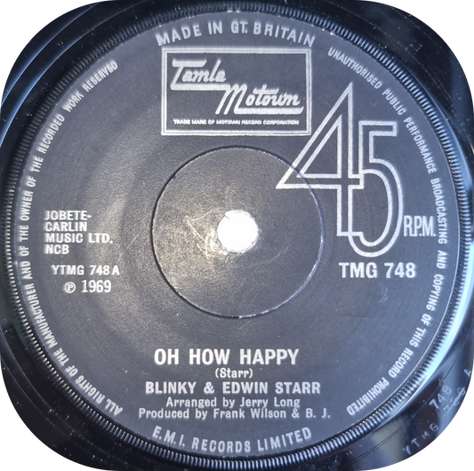 Blinky & Edwin Starr - Oh How Happy - Tamla Motown