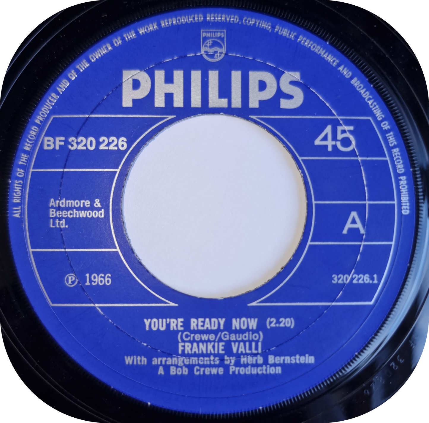 Frankie Valli - You're Ready Now - Philips