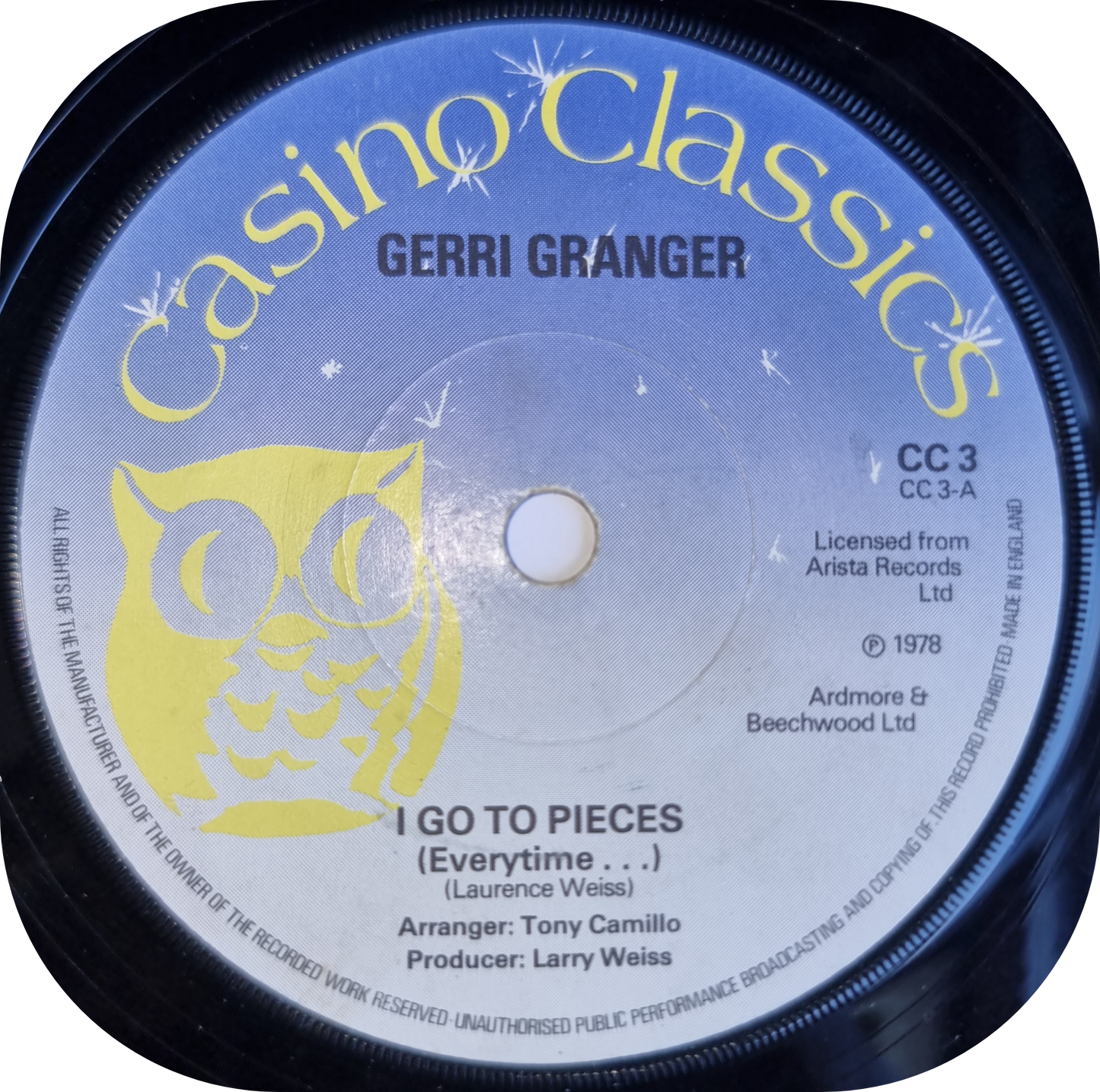 Gerri Granger -  I Go To Pieces - Casino Classics