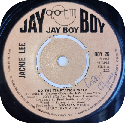 Jackie Lee - Do The Temptation Walk - Jay Boy