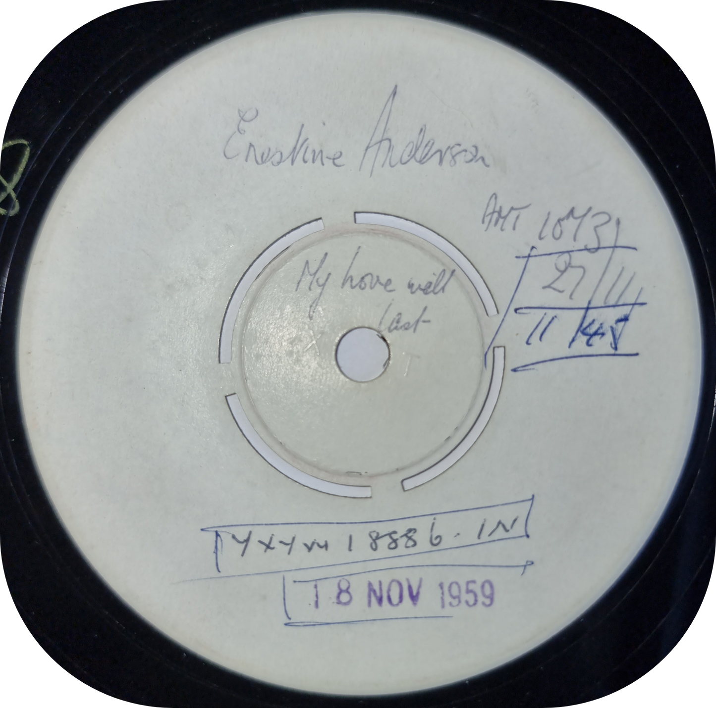 Ernestine Anderson - Call Me Darling - Mercury TEST PRESS