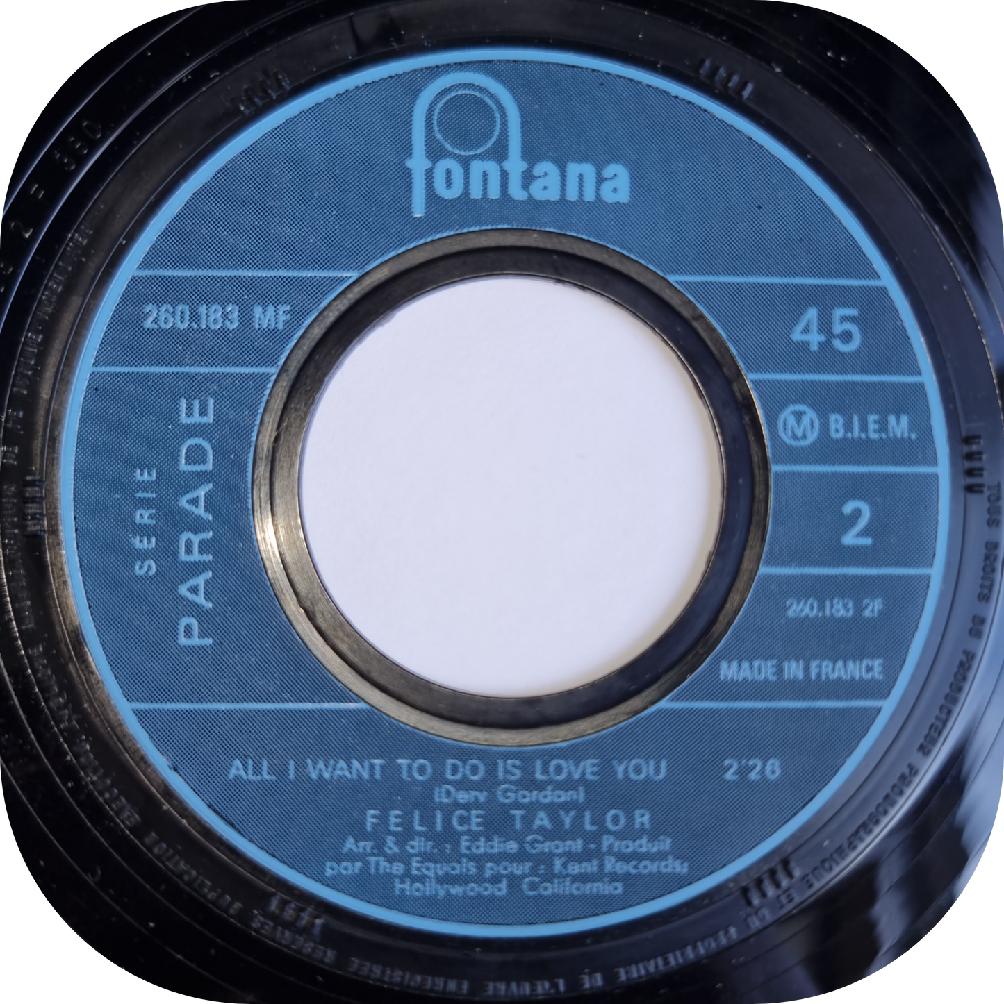 Felice Taylor - All I Want To Do Is Love You - Fontana