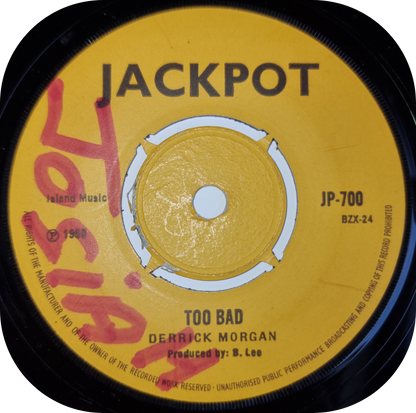 Derrick Morgan - Seven Letters - Jackpot