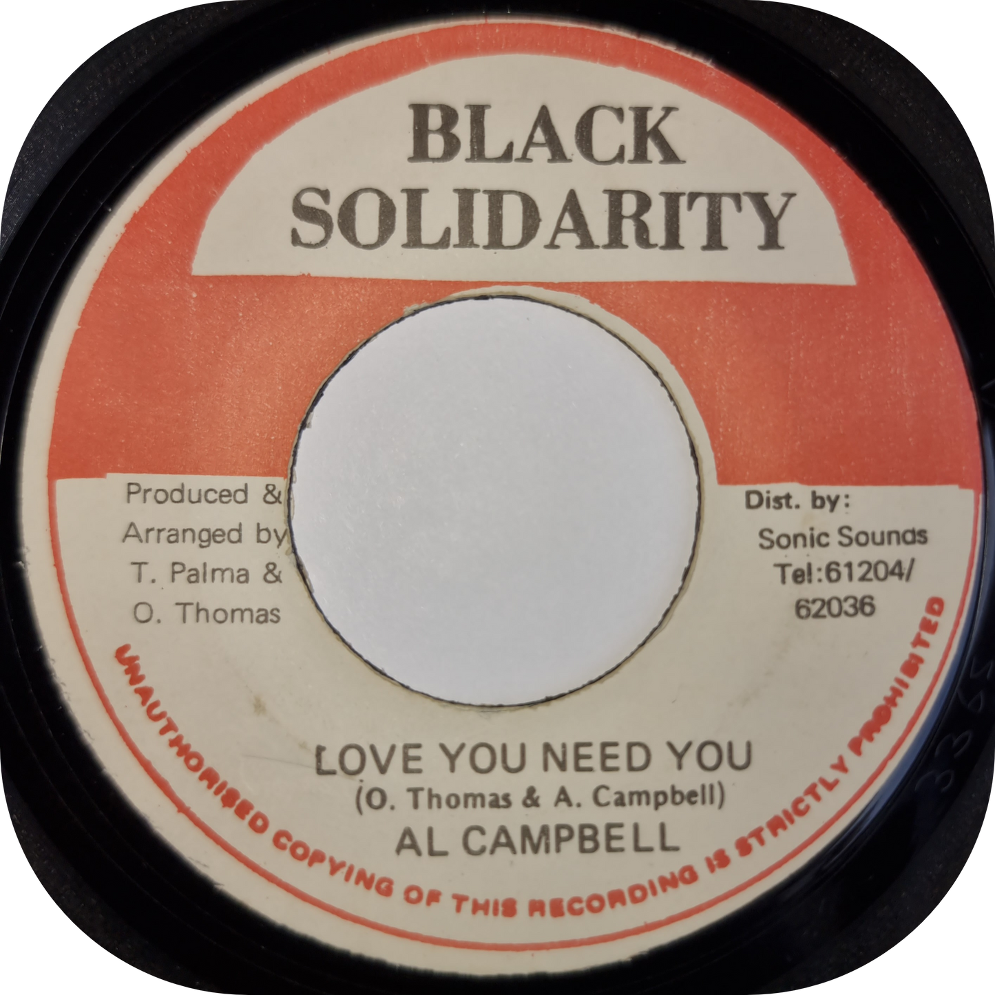 Al Campbell - Love You Need You - Black Solidarity