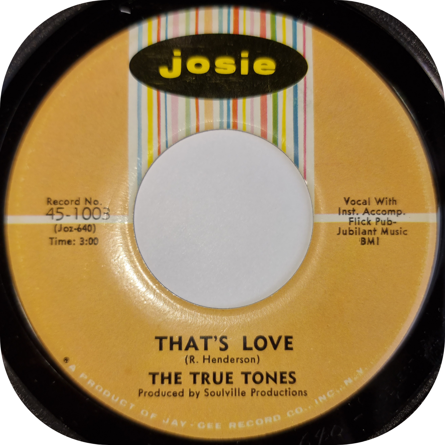 True Tones, The - He's Got The Nerve - Josie