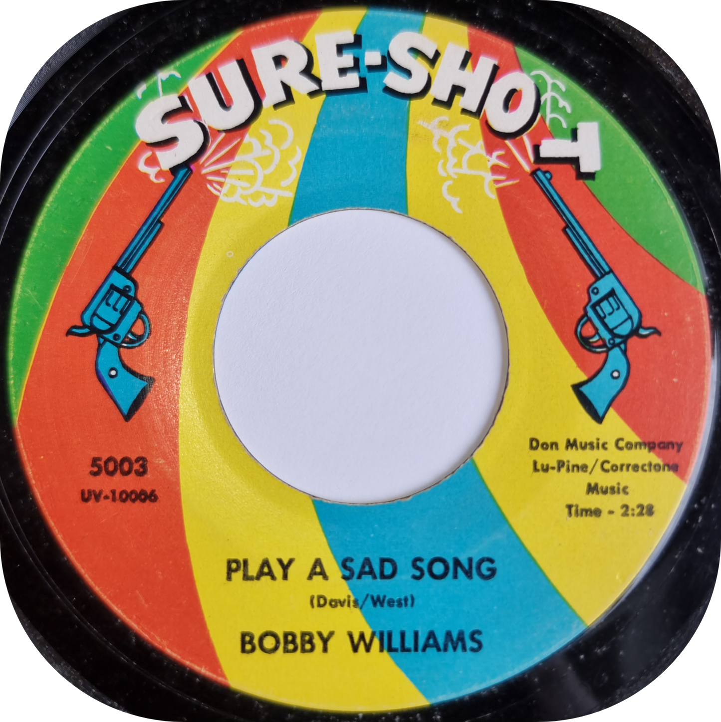 Bobby Williams - Play A Sad Song - Sure Shot