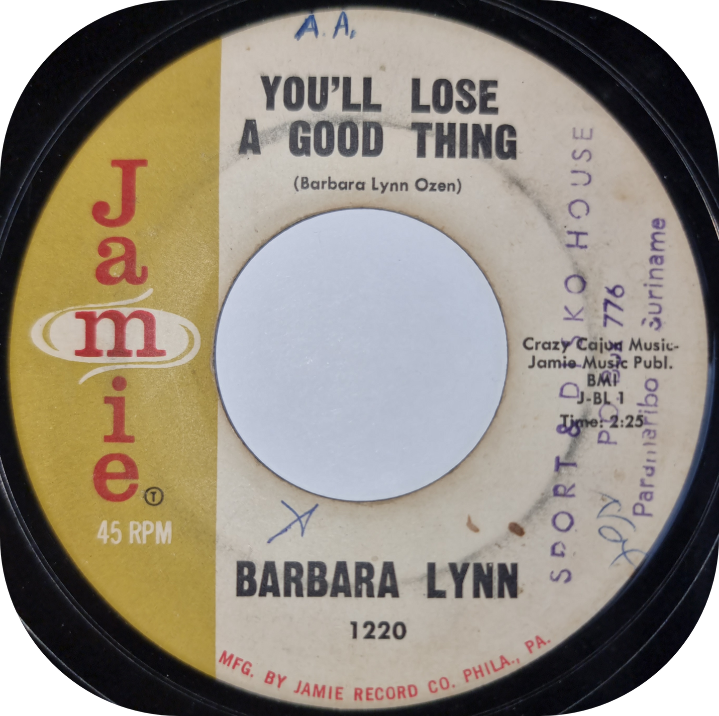 Barbara Lynn - You'll Lose A Good Thing - Jamie