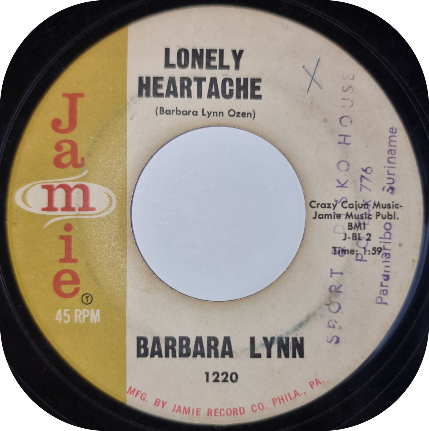 Barbara Lynn - You'll Lose A Good Thing - Jamie