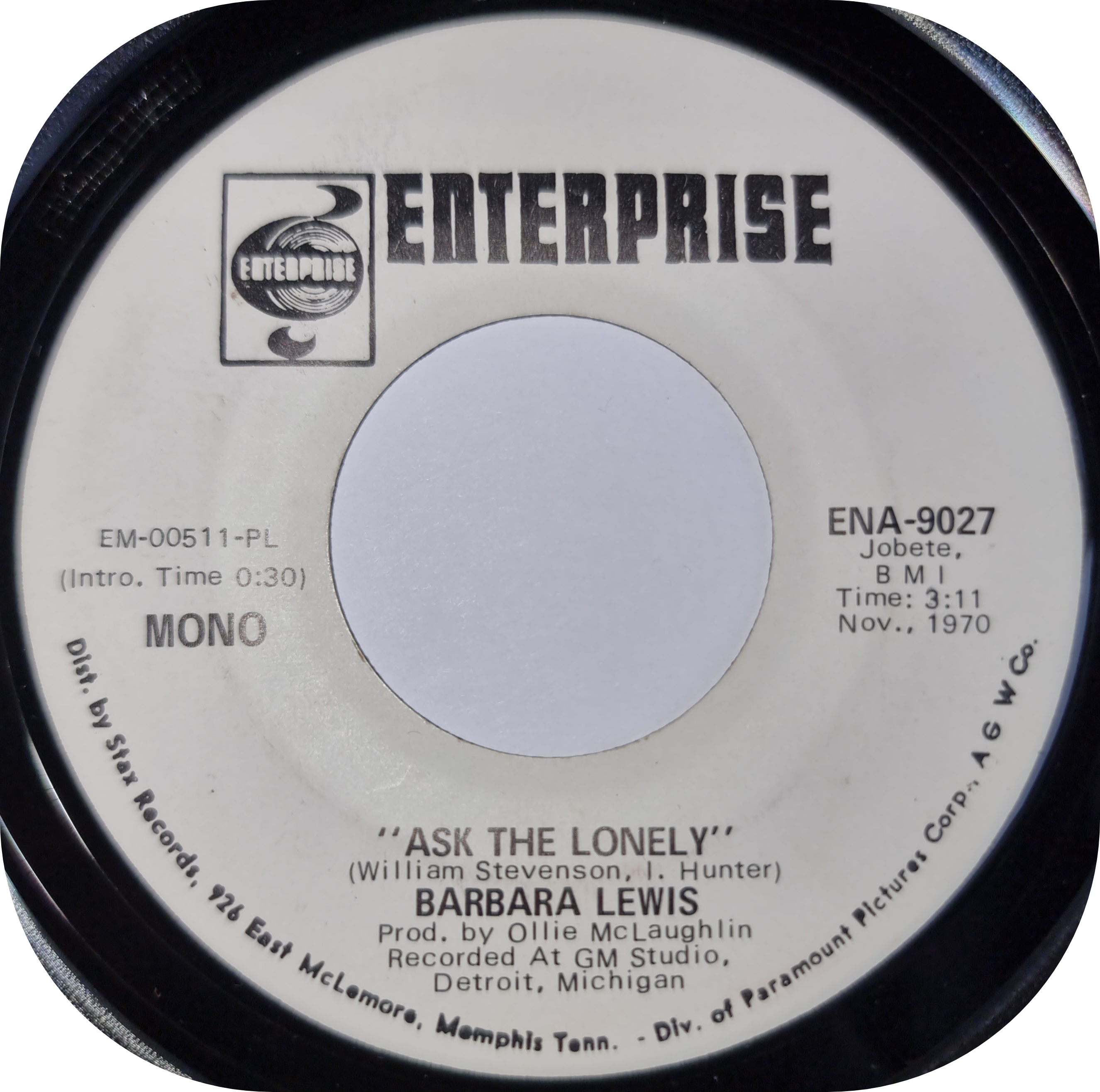 Barbara Lewis - Ask The Lonely - Enterprise DEMO – HM Records