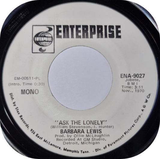 Barbara Lewis - Ask The Lonely - Enterprise DEMO
