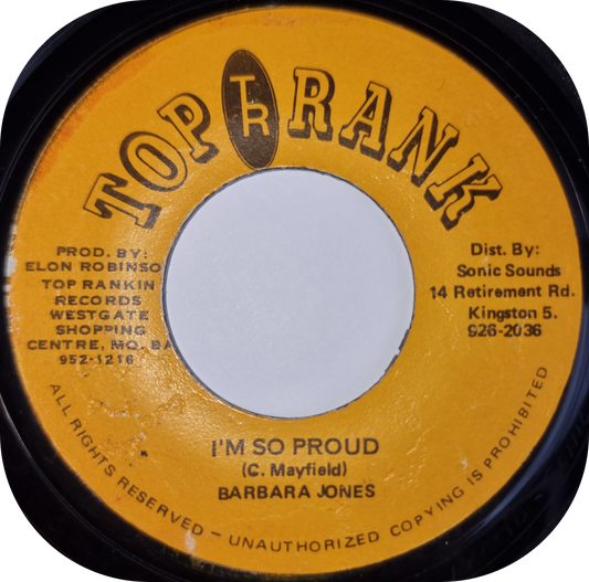 Barbara Jones - I'm So Proud - Top Rank