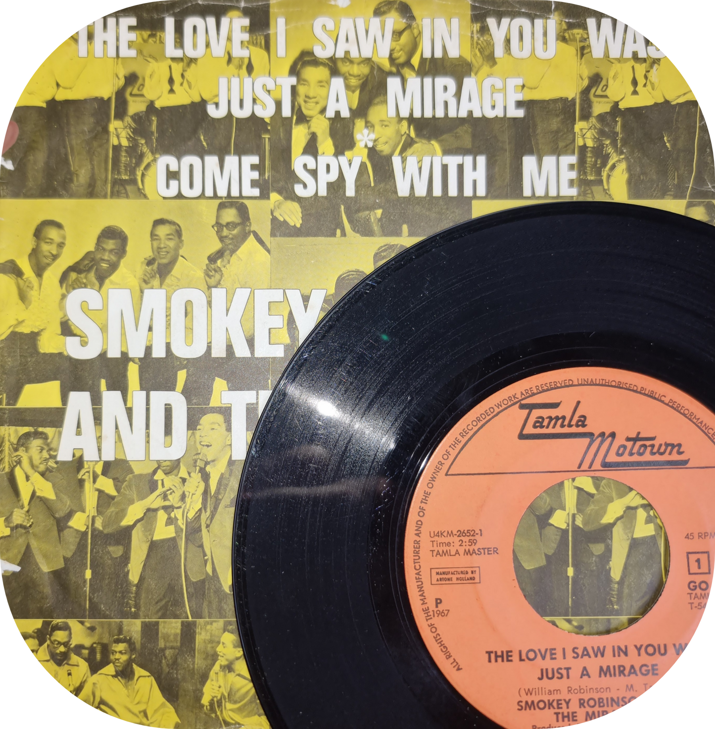Smokey Robinson - The Love I Saw In You Was Just A Mirage - Tamla Motown