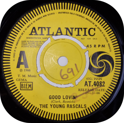 Young Rascals, The - Mustang Sally - Atlantic DEMO
