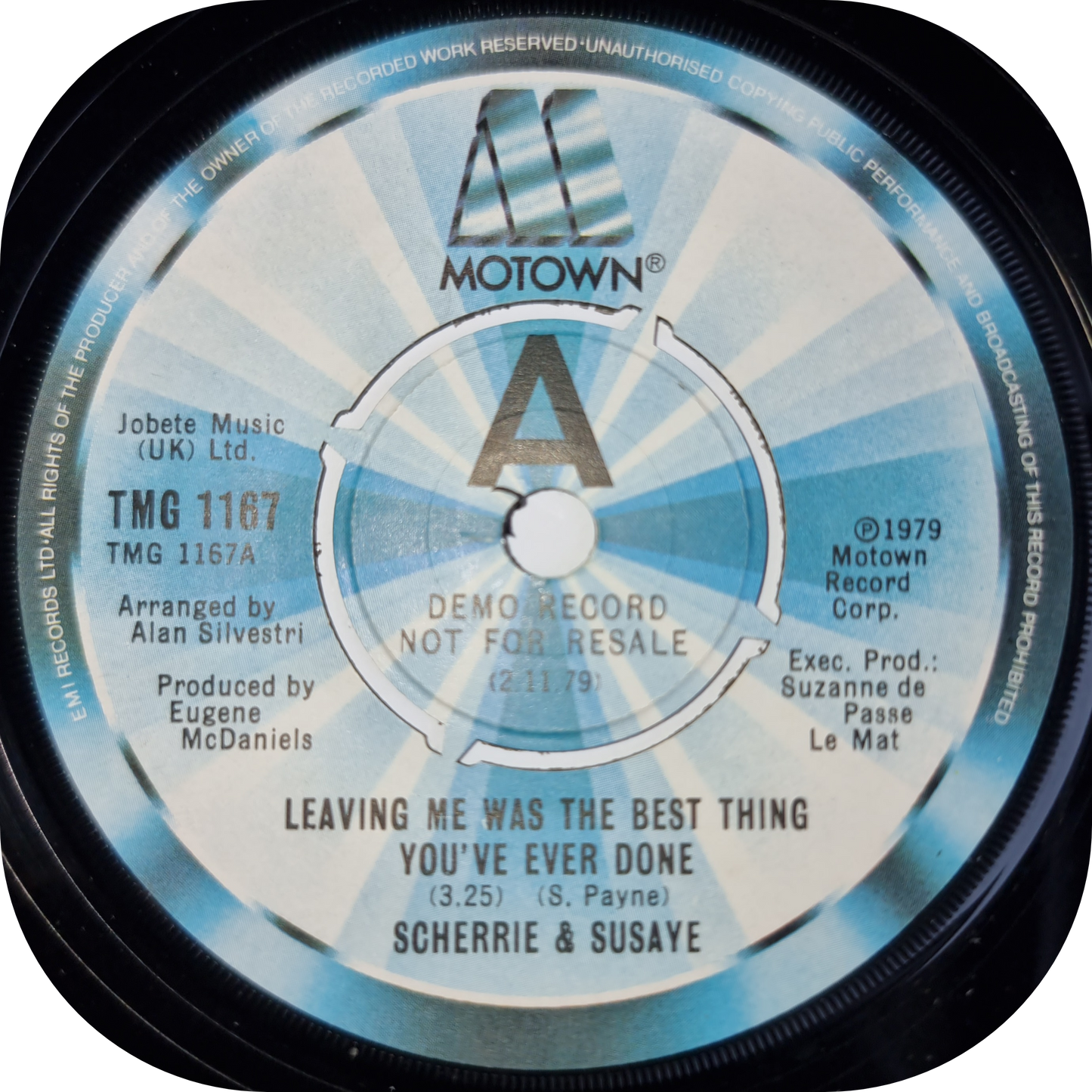 Scherrie & Susaye - Leaving Me Was The Best Thing You've Ever Done - Motown DEMO