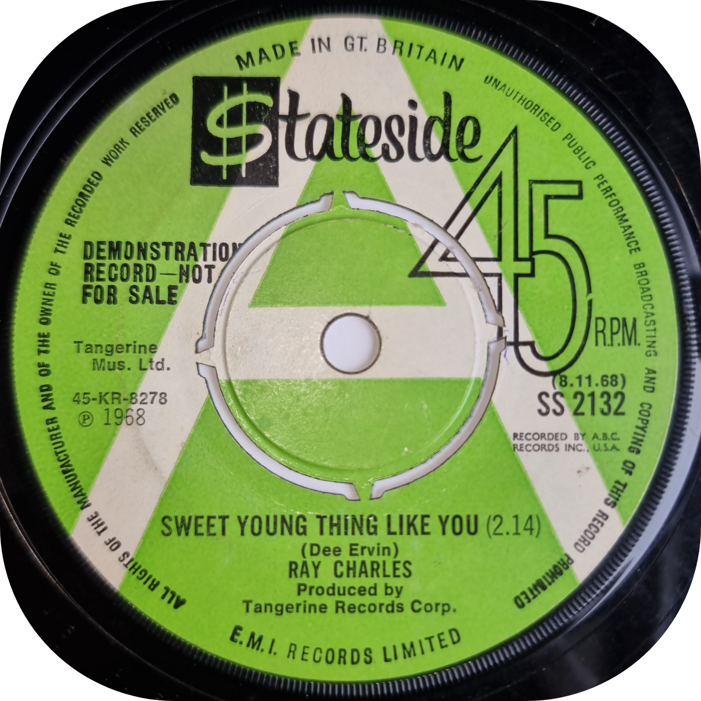 Ray Charles - Sweet Young Thing Like You - Stateside DEMO