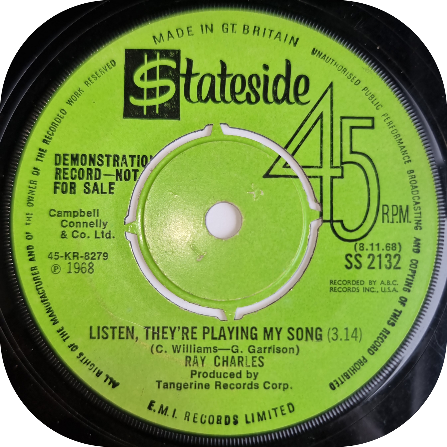 Ray Charles - Sweet Young Thing Like You - Stateside DEMO