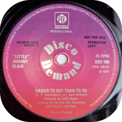 Little Johnny Blair - Momma's Gone - Pye DEMO