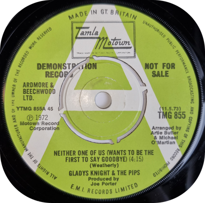 Gladys Knight - Neither One Of Us - Tamla Motown DEMO