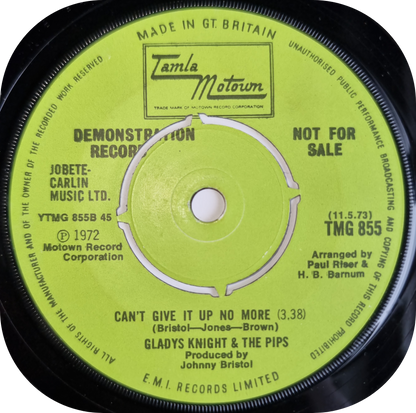 Gladys Knight - Neither One Of Us - Tamla Motown DEMO