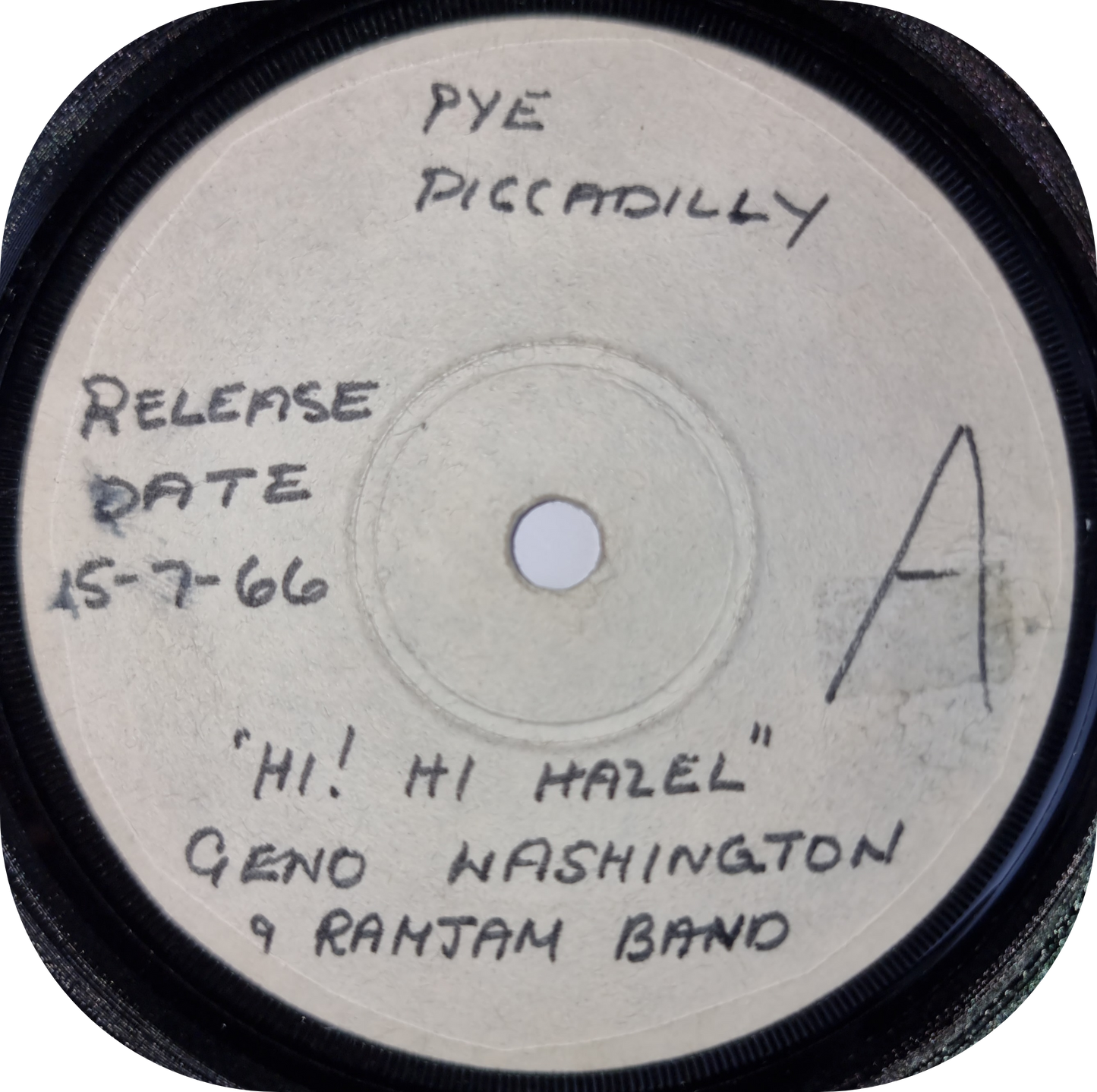 Geno Washington - Hi! Hi Hazel - Piccadilly TEST PRESS
