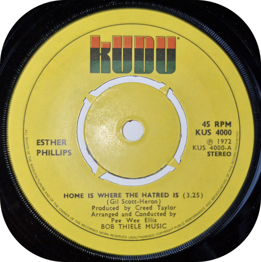 Esther Phillips - Home Is Where The Hatred Is - Kudu