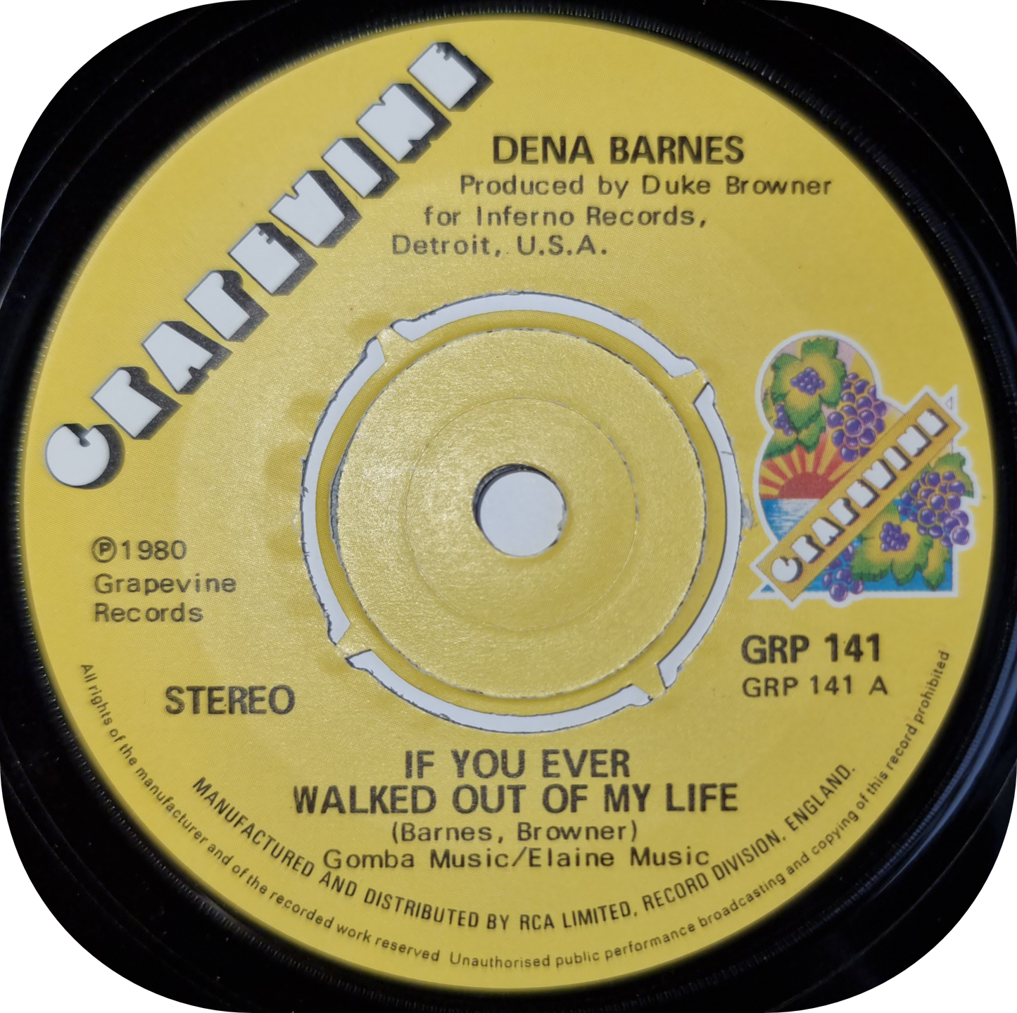 Dena Barnes - If You Ever Walk Out Of My Life - Grapevine