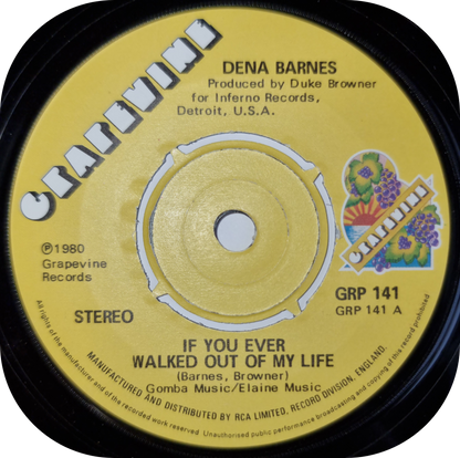 Dena Barnes - If You Ever Walk Out Of My Life - Grapevine