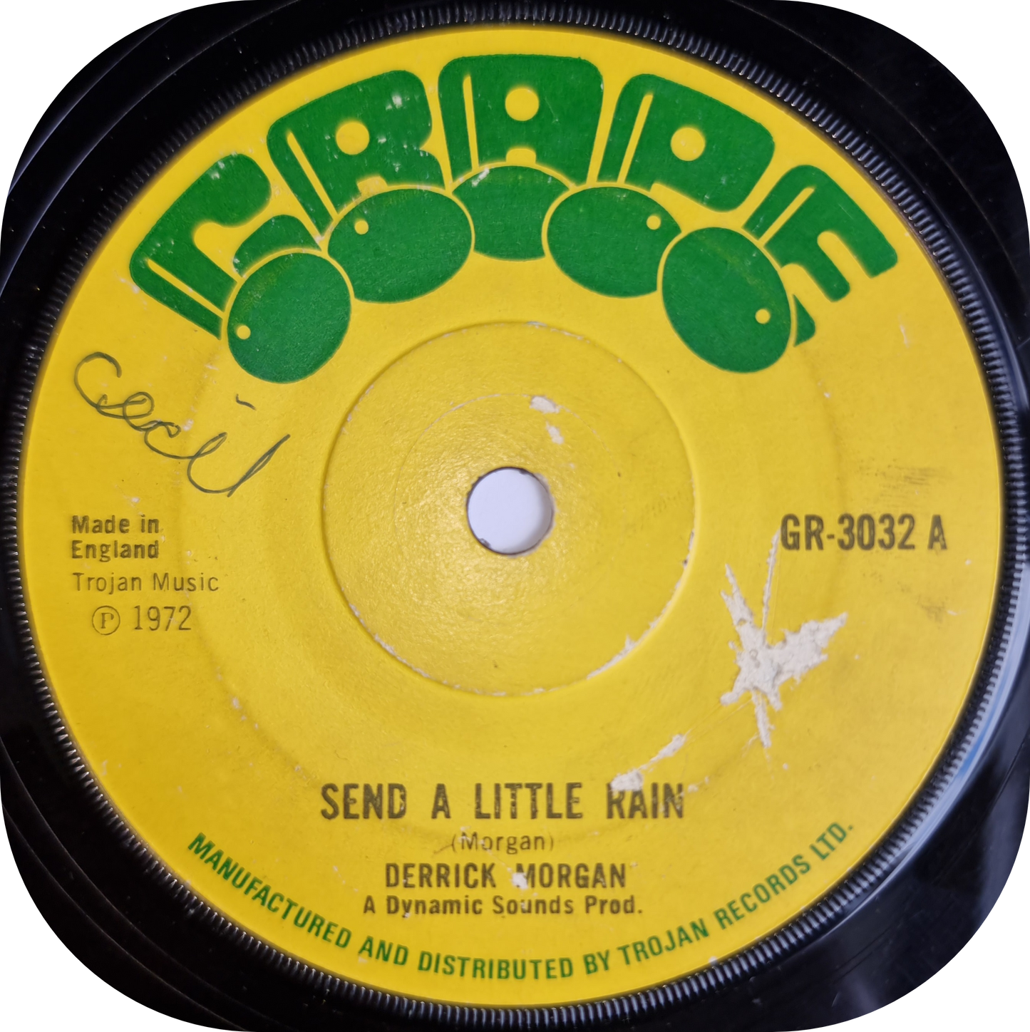 Derrick Morgan - Send A Little Rain - Grape