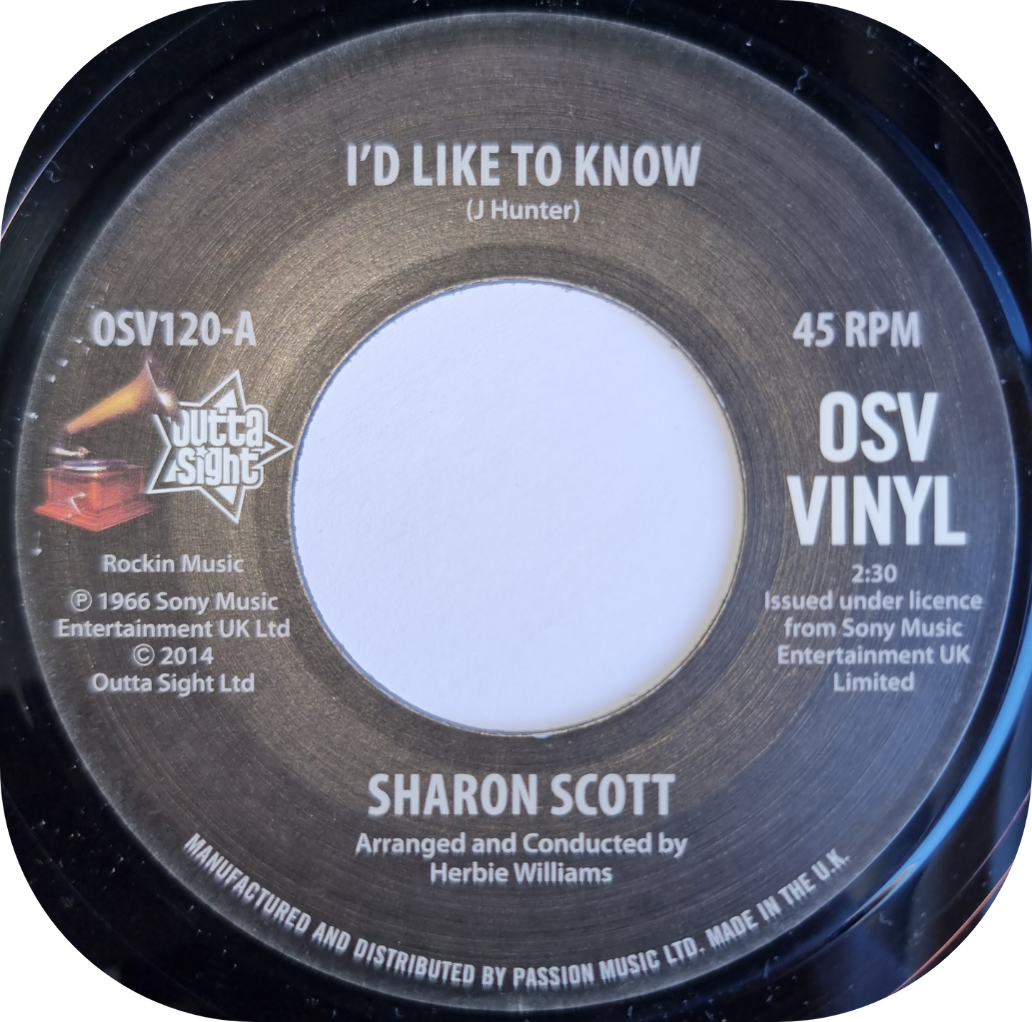 Sharon Scott - I'd Like To Know - Outta Sight