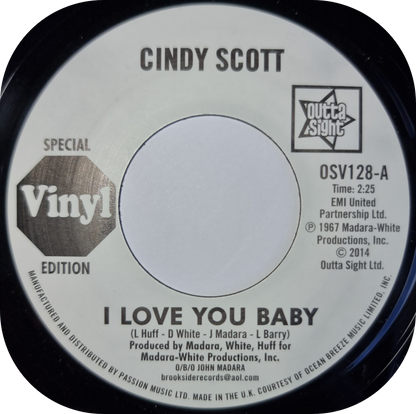 Cindy Scott - I Love You Baby - Outta Sight