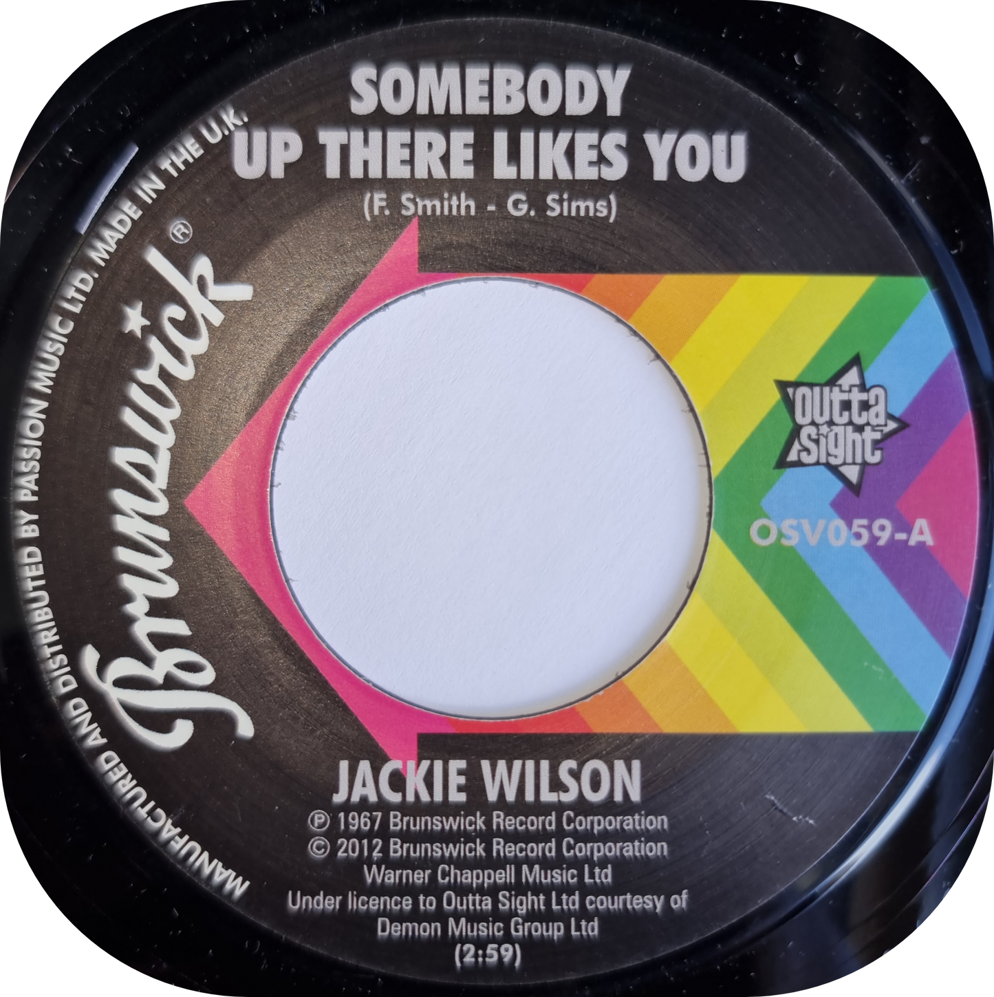 Jackie Wilson - Somebody Up There Likes You - Brunswick