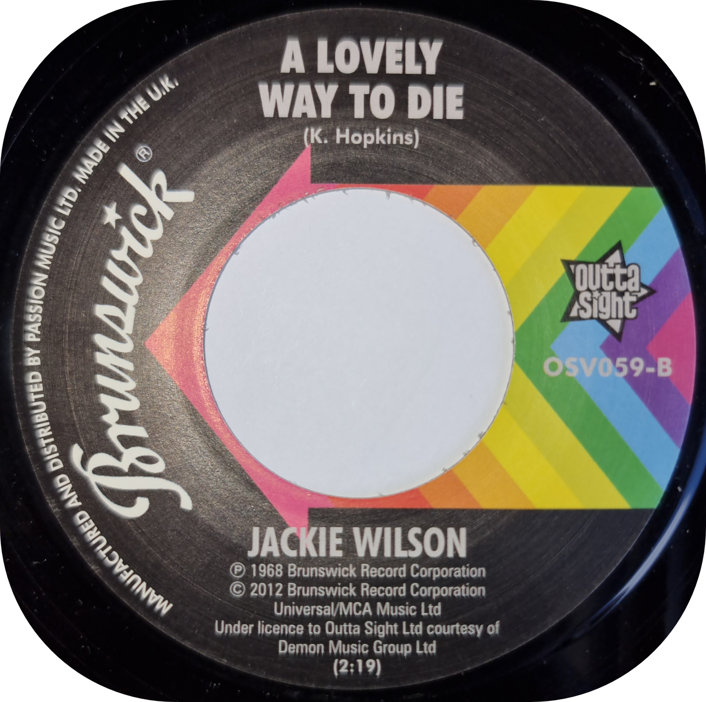 Jackie Wilson - Somebody Up There Likes You - Brunswick