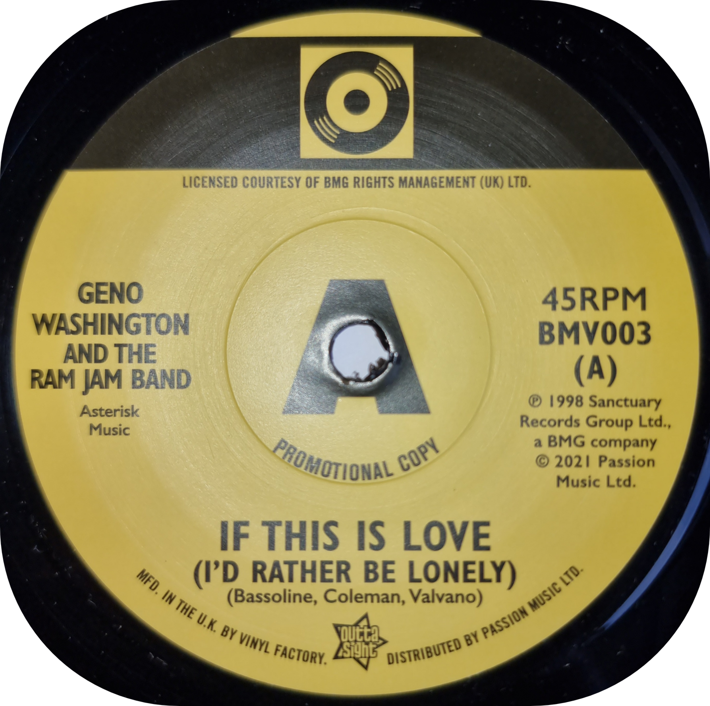 Geno Washington - If This Is Love - Outta Sight