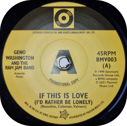 Geno Washington - If This Is Love - Outta Sight