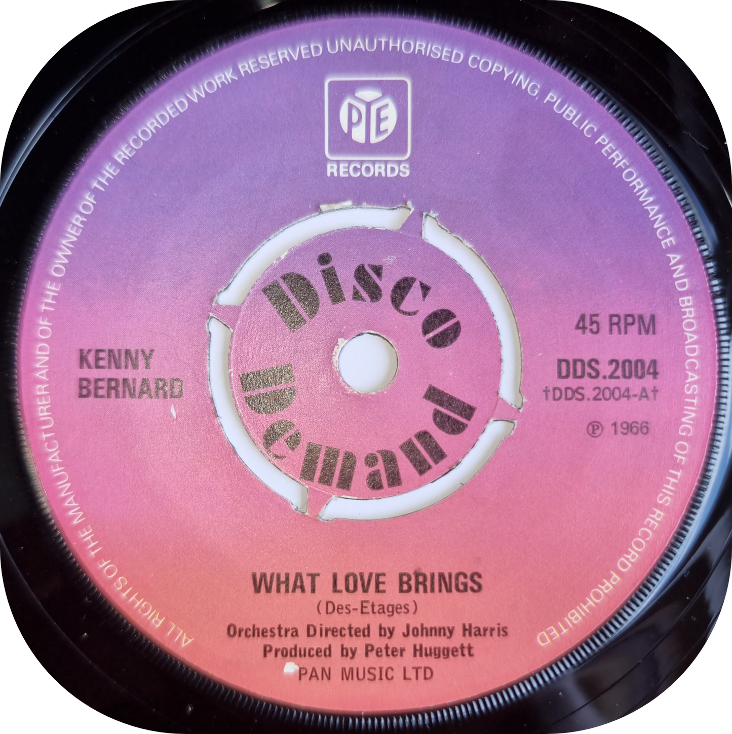 Kenny Bernard - What Love Brings - Pye
